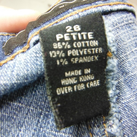 Venezia Womans Denim High Rise Jeans - 26W  Petite - Picture 3 of 6